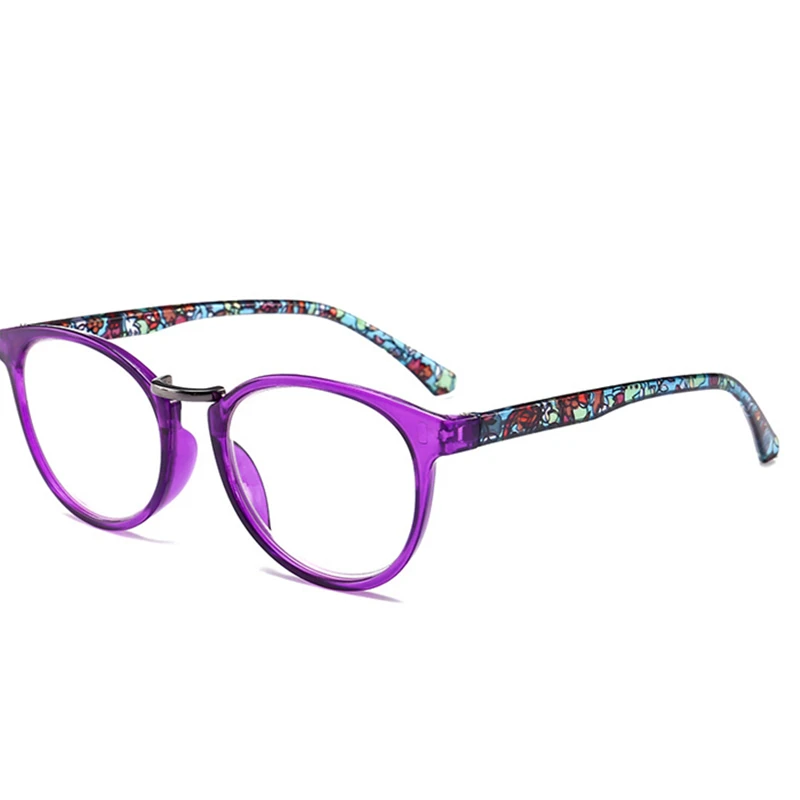 Zilead женские мужские очки для чтения кошачий глаз винтажные очки при дальнозоркости Модный цветочный принт диоптер+ 1,5+ 2,0+ 2,5+ 3,0+ 3,5+ 4,0