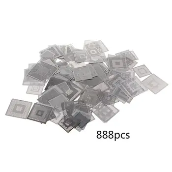 

888PCS BGA Stencil Templates Direct Heating Reballing Stencil for Chip Rework Repair Soldering Kit Accessories High Quality