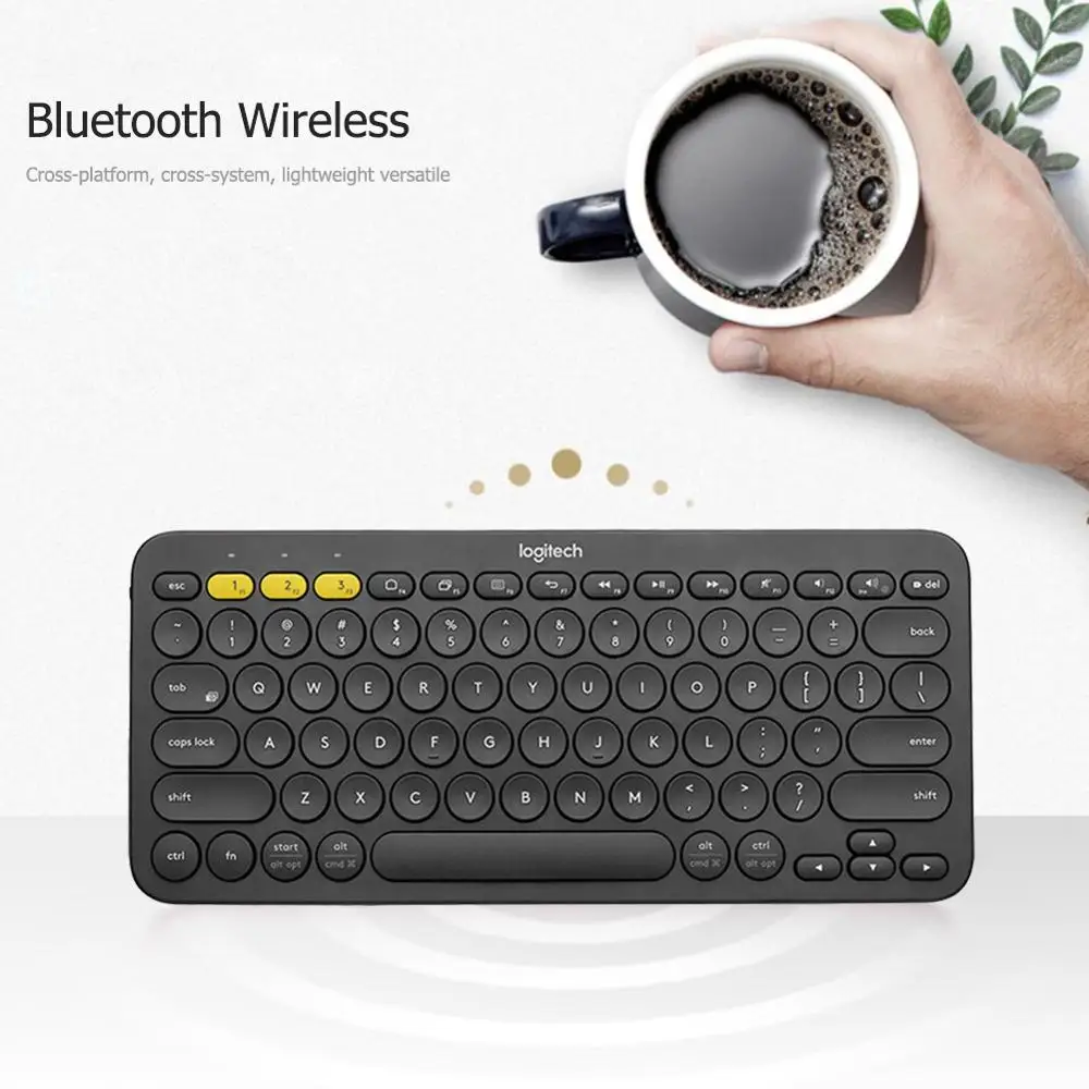 Logitech K380 многофункциональная Bluetooth беспроводная клавиатура Ultra Mini Mute для Mac Chrome OS