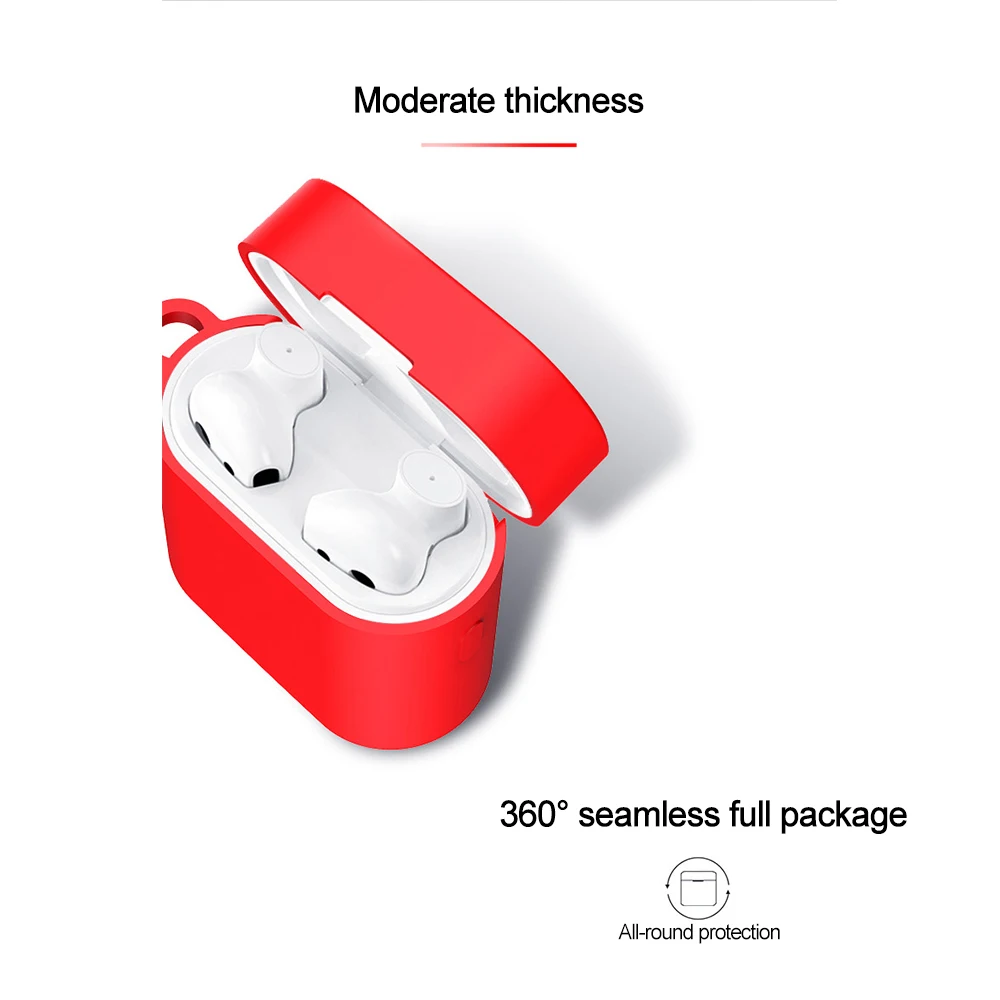 Силиконовый чехол для Xiaomi Airdots Pro 2, беспроводные наушники TWS, bluetooth-гарнитура для Xiaomi Air 2, защитный чехол, наушники