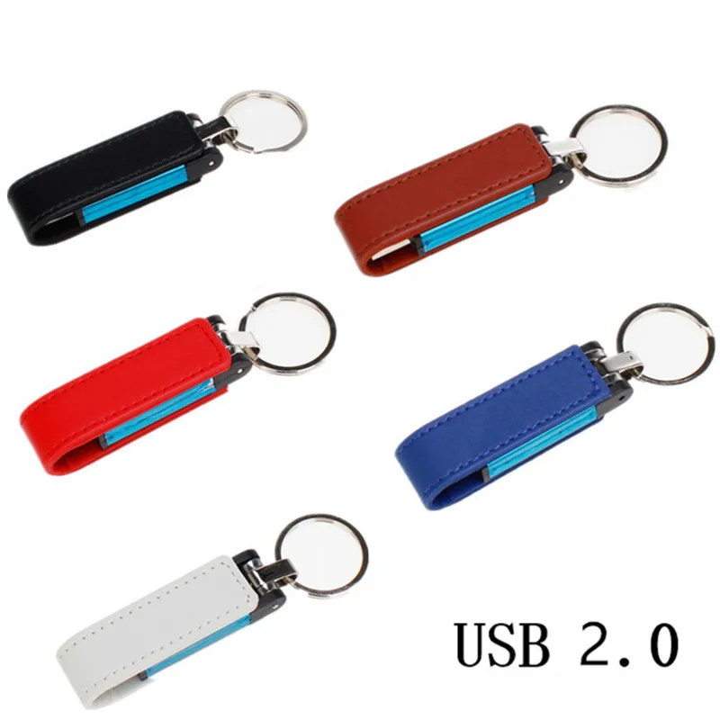 USB Flash Drive 8GB 16GB Metal Keychain Pen Drive Pendrive 64GB Flash Memory Stick U Disk 32GB Cle USB 2.0 Memoria USB 128GB