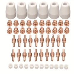Kit de buses d'électrodes de découpe Plasma, accessoires consommables pour outils de soudage PT31 CUT 30 40 50 58 pièces 