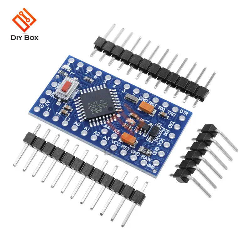 5 шт. Pro Mini 328 atmega328 Модуль Mini ATMEGA328 3,3 В 8 МГц Замена ATMEGA128 Совместимость с Arduino Nano
