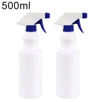 

2Pcs 500ml Household Plastic Disinfectant Container Watering Empty Spray Bottle Plant Sprayer Salon Use Makeup Tools