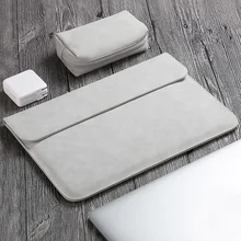 Portable PU Laptop Sleeve Bag Notebook Handbag Case For Macbook Air Pro 11 12 13 Retina New Pro 13.3 15.4 Touch Bar Cover