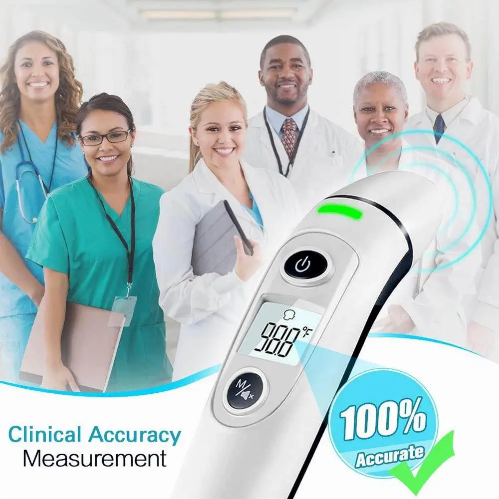 

Digital Infrared Thermometer electronic Household ear thermometer gun Measure Tool for Baby Adult