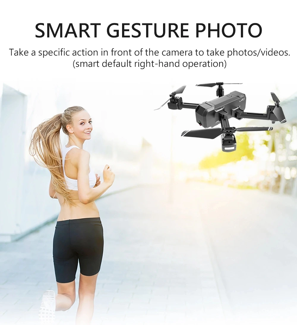 Новые Дроны с HD 4K двойной камерой Wifi регулируемая камера Дрон RC вертолет оптическое позиционирование потока слежения за мной режим квадрокоптера