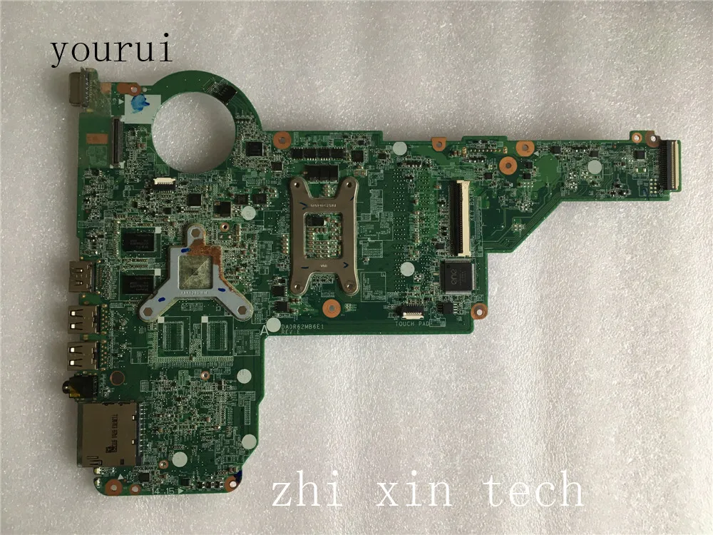 Yourui для hp 14-E 15-E 17-E материнской платы ноутбука 720459-001 72045-501 DA0R62MB6E1 DDR3 тест работает идеально