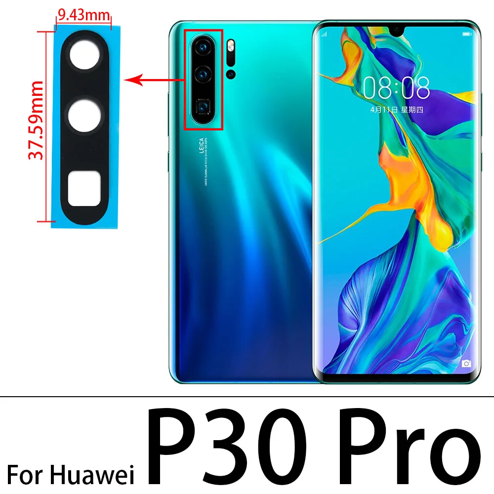 Premium Rear Camera Lens Glass with Adhesive Replacement