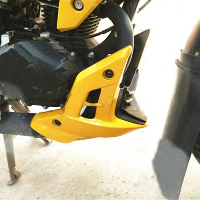 Желтый мотоцикл для двигателя крыла переднее крыло Защита от брызг