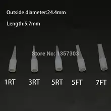 100 шт. 1R 3R 5R 5F 7F стерильные для перманентного макияжа бровей губ иглы татуировки Советы отдельный комплект колпачки для игл