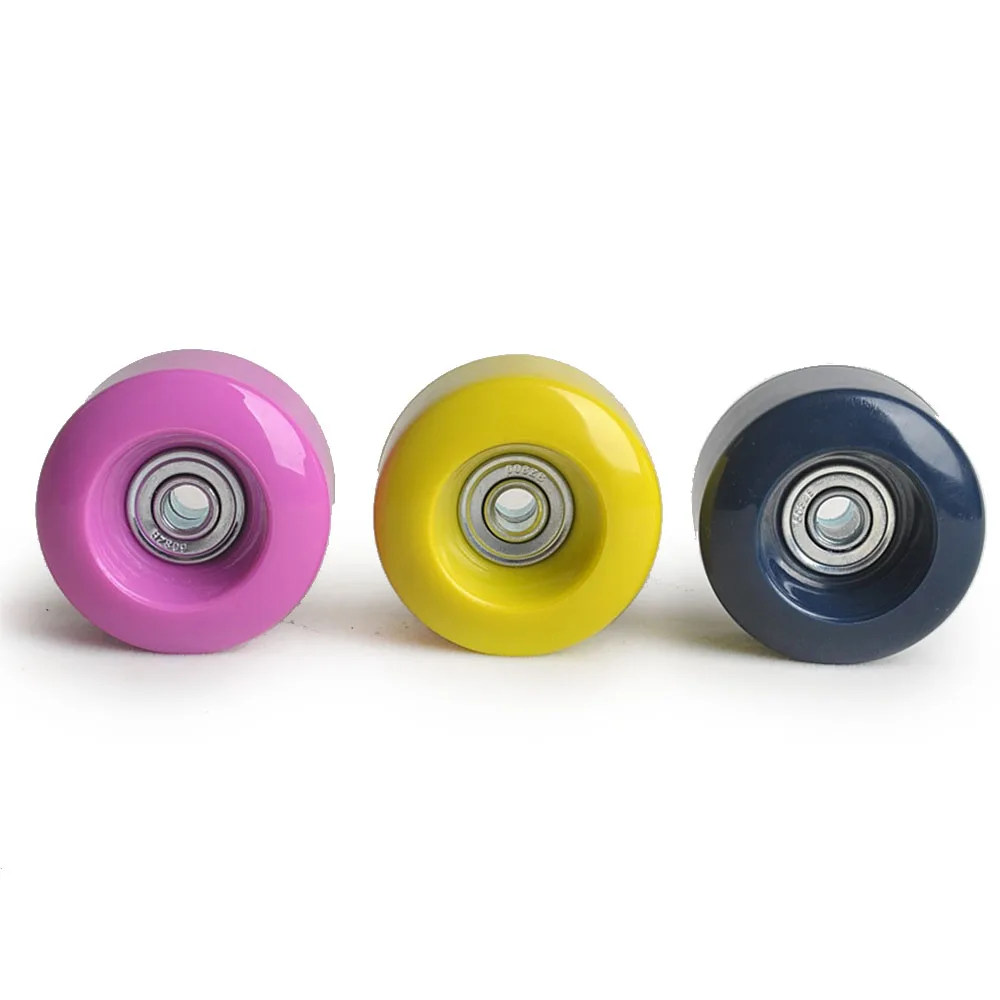 

roller skates wheels for dual-line 2 lines roller skating patines 54mm*32mm 95A durable PU tyre abec-7 bearing installed 8 pcs