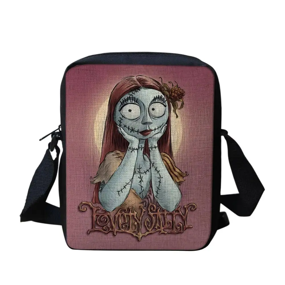 FORUDESIGNS/сумка-мессенджер с принтом Jack Skellington, Кошмар перед Рождеством, сумки через плечо, женская сумка, сумки на плечо, набор - Цвет: HME1502E