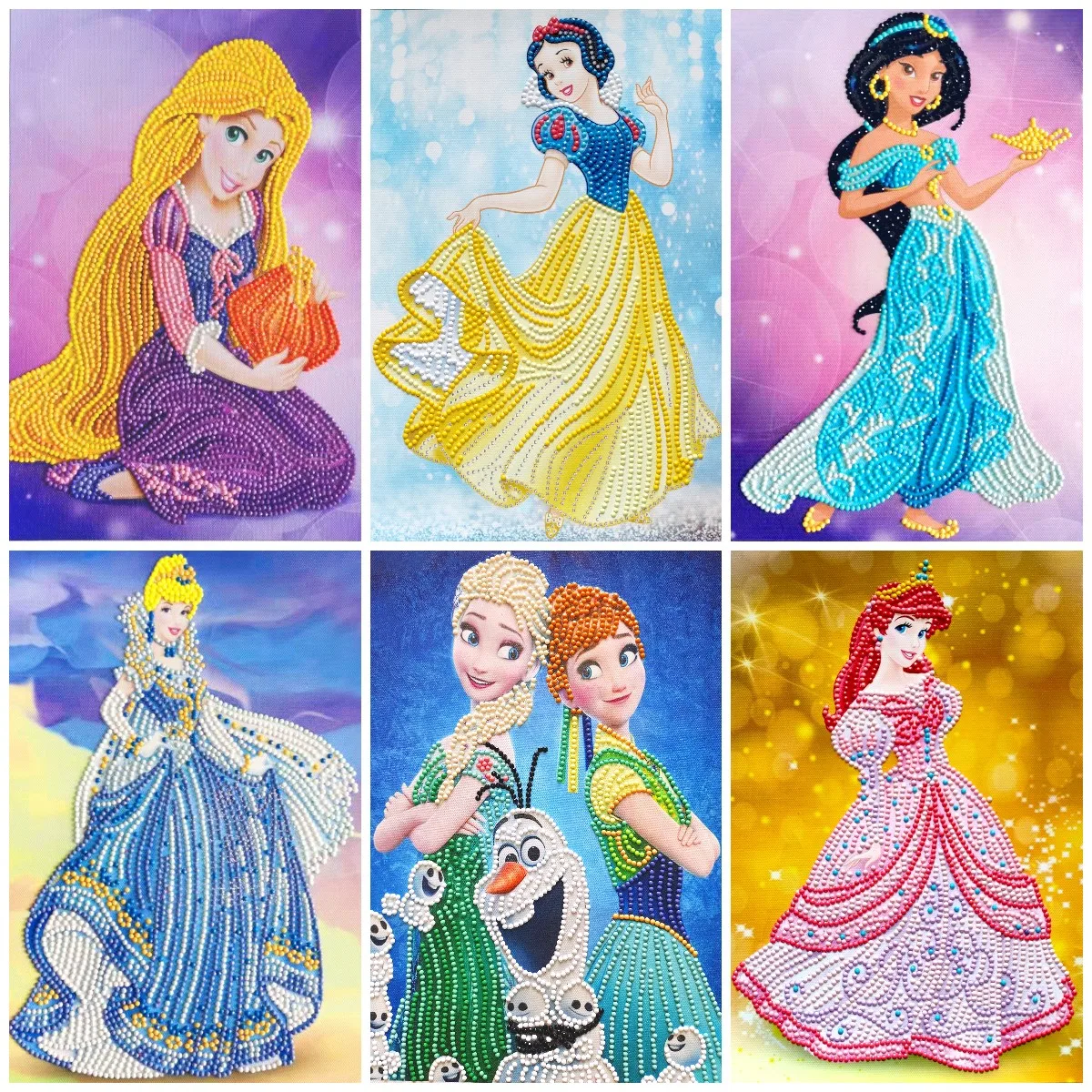 5D Diamond Painting Disney Princess Tangled Lappa Cross Stitch Embroidery Handmade Mosaic Partially Drill Decor Gifts | Дом и сад