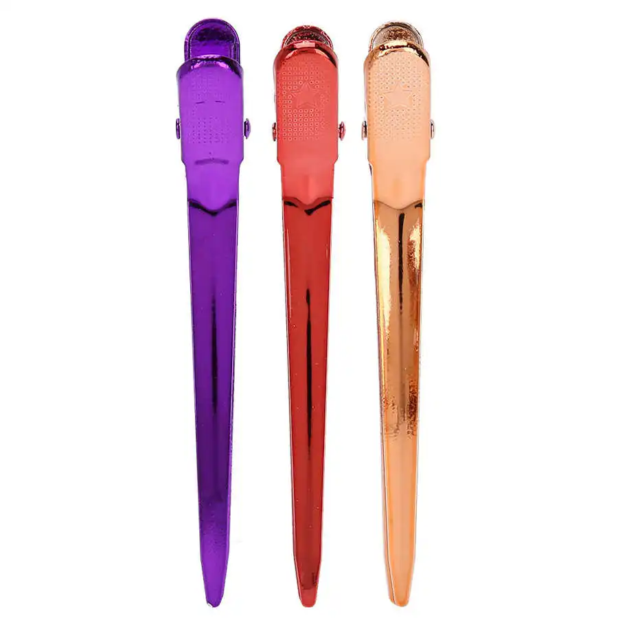 12 перегородок для стрижки волос клипсы из нержавеющей стали парикмахерской