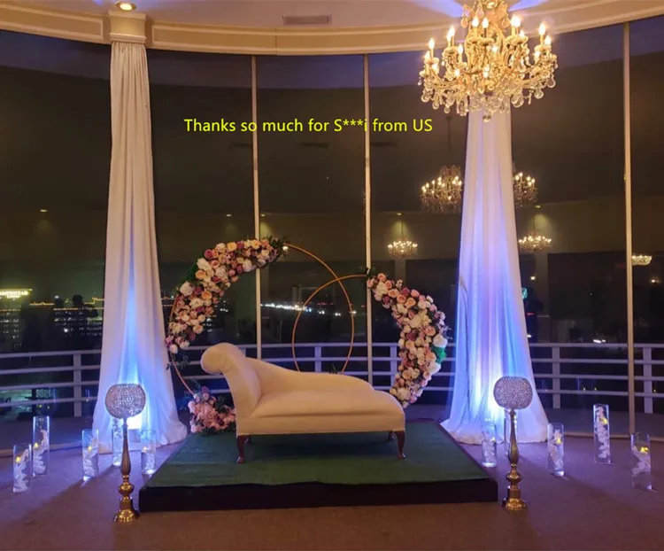 Bebe fiesta boda аксессуары decoracion de hierro forjado anillo redondo arco telon de fondo redondo arco cesped seda искусственные