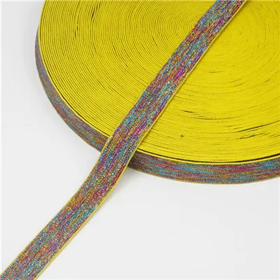 yellow color Эластичные ленты с леопардовым принтом 2,5 см, плотные мягкие резиновые штаны, эластичный шнур 25 мм для повязки на голову, пояс, одежда, аксессуары для рукоделия - Цвет: yellow color