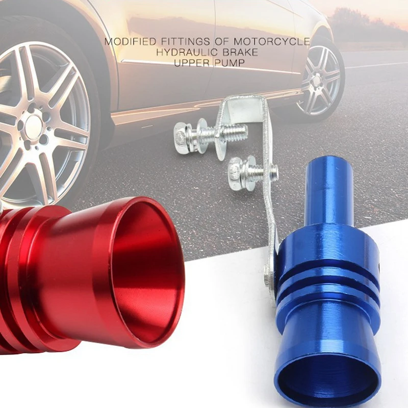 Universal Turbo Sound Exhaust Muffler Pipe Whistle Car Oversized Roar