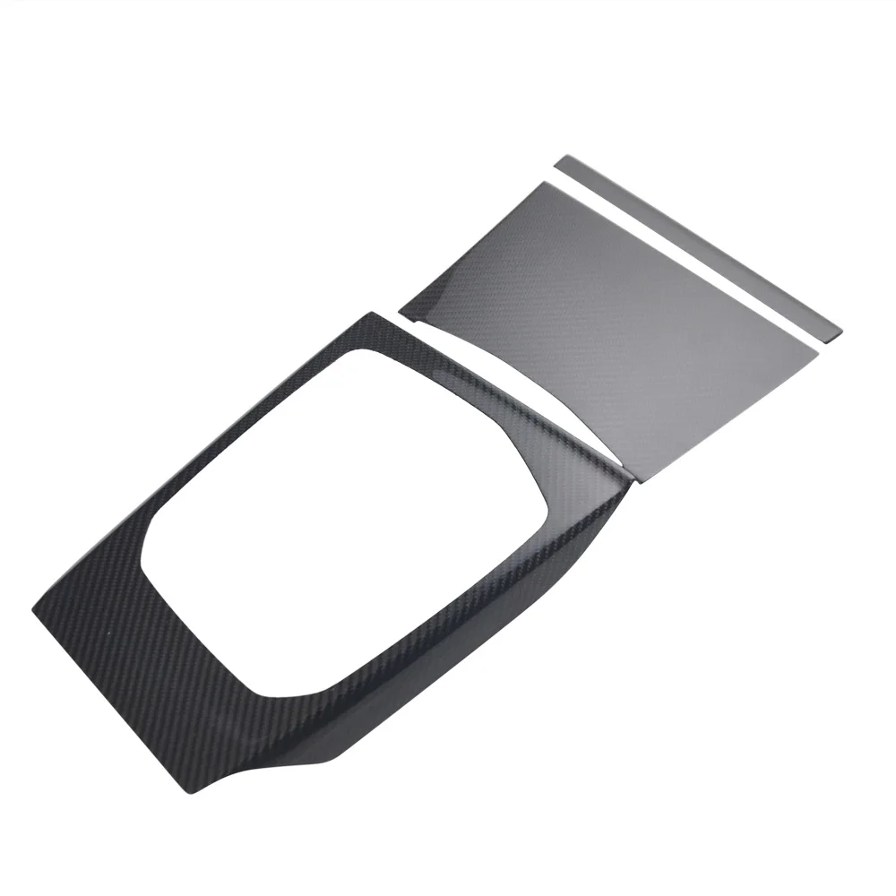 Rhd Center Console Dashboard Panel Decoration Cover Trim Real Dry Carbon Fiber For Bmw 3 Series