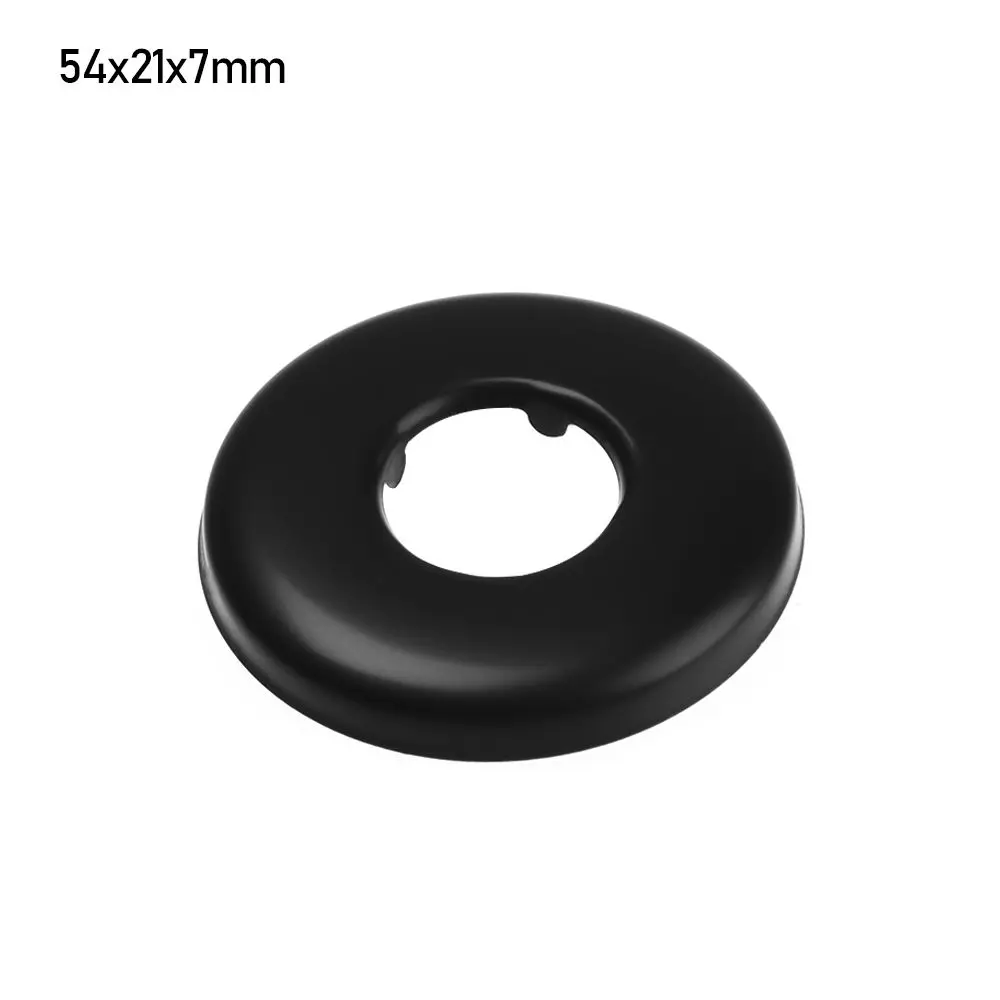 Sleek Black Stainless Steel Shower & Faucet Decorative Wall Covers