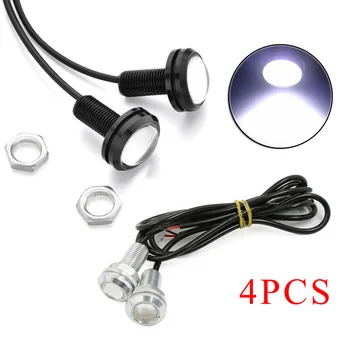 

4pcs 18W Eagle Eye Lamp Daylight LED DRL Fog Daytime Running Car Light Tail Lights Low Power Consumption Car Lights