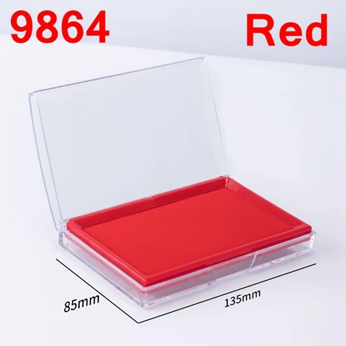 Stamp Pad, 5x4'' Ink Pad, Red