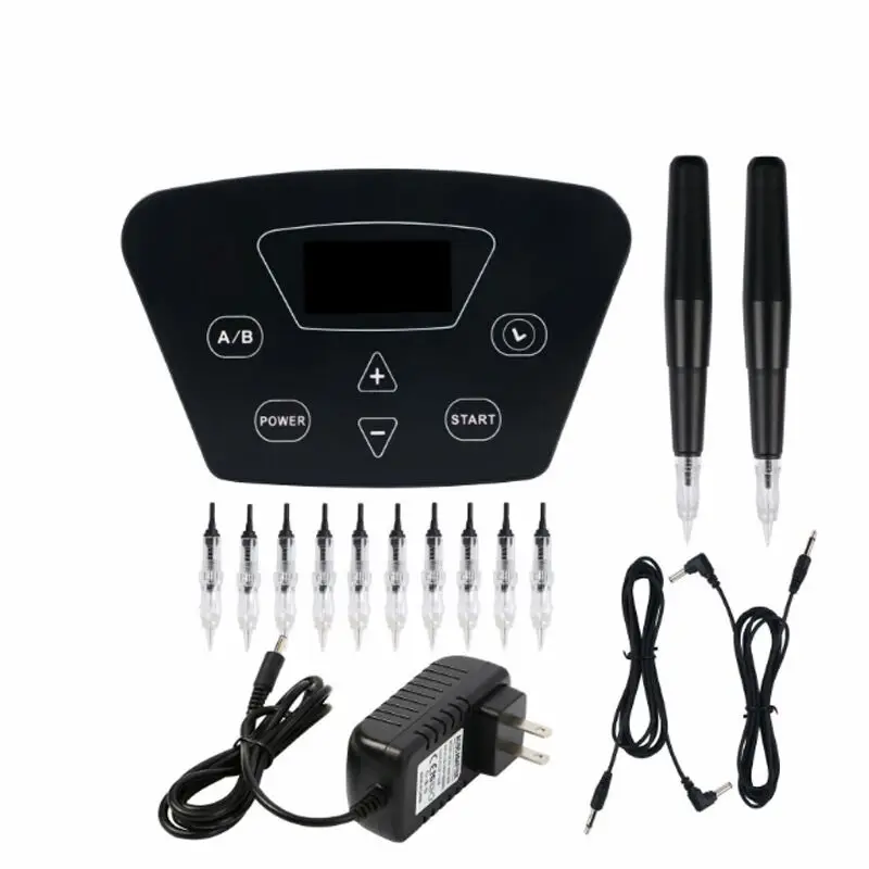 Pces para o Parafuso Semi-permanente da Composição Agulhas do rl para a Máquina Preta do Biomaser Pmu da Pérola Agulha da Tatuagem da Agulha do Cartucho de 100 1 - 3 5 2 da composição 1 3 5 agulhas do