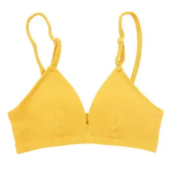 

Sexy Lingerie Women Bra Push Up No Steel Ring Cotton Thread Thin Triangle Cup Adjustable Underwear New