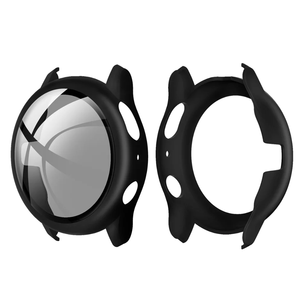 Новый чехол для Samsung galaxy watch active 2 44 мм 40 пластиковый бампер жесткий с стеклянной