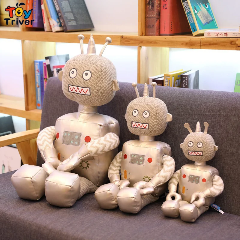 Kawaii Robot Plush Toy Triver Stuffed Doll Crafts Baby Kids Children Boy Boyfriend Game Toys Birthday 1 Kawaii Robot Plush Toy Triver Stuffed Doll Crafts Baby Kids Children Boy Boyfriend Game Toys Birthday 2