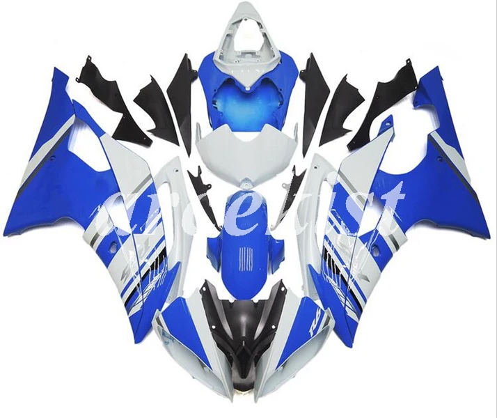 4 бесплатные подарки литьевая Форма ABS обтекатели комплект подходит для YAMAHA YZF-R6 2008- 08 09 10 11 12 13 14 15 16 комплект кузова синий