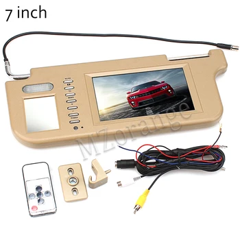 

MIZIAUTO Touch 7 inch Car Sun visor Monitor DVD/TV Media Screen Remote Control 1 Piece 800X480 Resolution Beige color accessorie