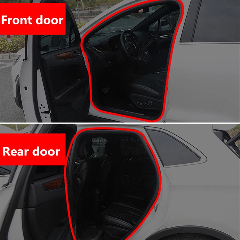 L Shape Car Door Edge Hood Trunk Rubber Weatherstrip Seal Strip