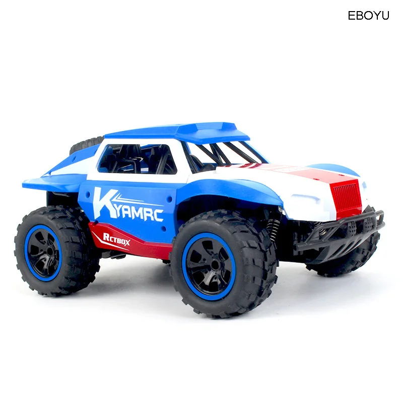 EBOYU 1818A RC автомобиль 2,4 GHz 1/18 2WD большое колесо внедорожный пульт дистанционного управления грузовик King RTR для детей начинающих