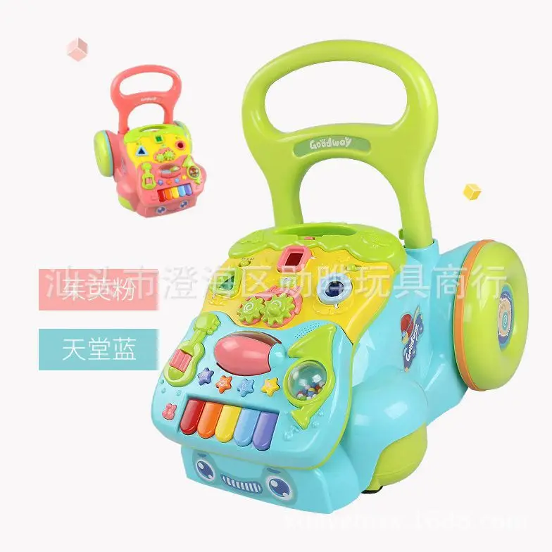 

GOODWAY Baby Toddler Cart Infant Music Toy Children Anti-Falling Baby Walker Aged 1-2 Years