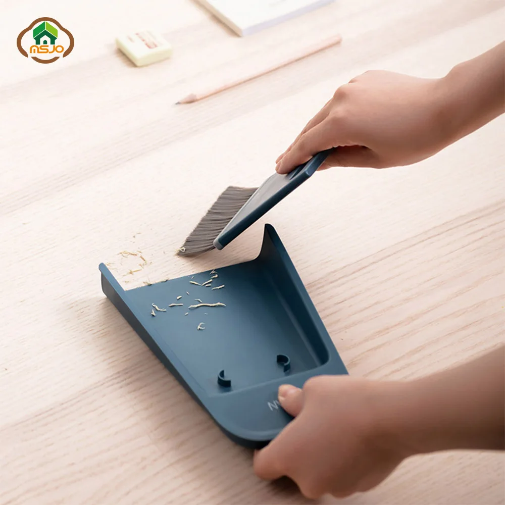 

MSJO Mini Desktop Sweep Cleaning Brush Dustpan Broom Set Wiper Cleaner Household Table Keyboard Car Gap Groove Cleaning Tools