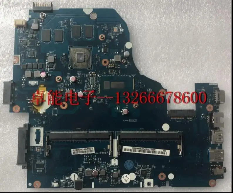 

LA-B991P motherboard for Acer E5-571G V3-571G Laptop motherboard Test I5-5200U CPU with GT840M-2GB GPU original mainboard
