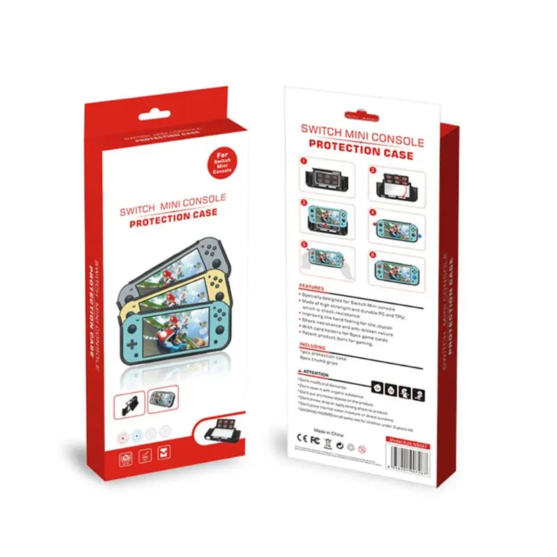1Set Soft TPU Protective Case Protector Shell with Joystick Cap for Switch Lite