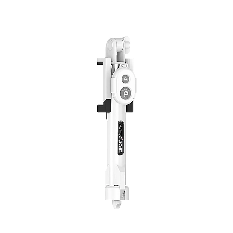 white 3 в 1 беспроволочная Bluetooth селфи-палка мини селфи дистанционный выдвижной ручной Поворотный Штатив для Iphone/Android смартфонов - Цвет: white