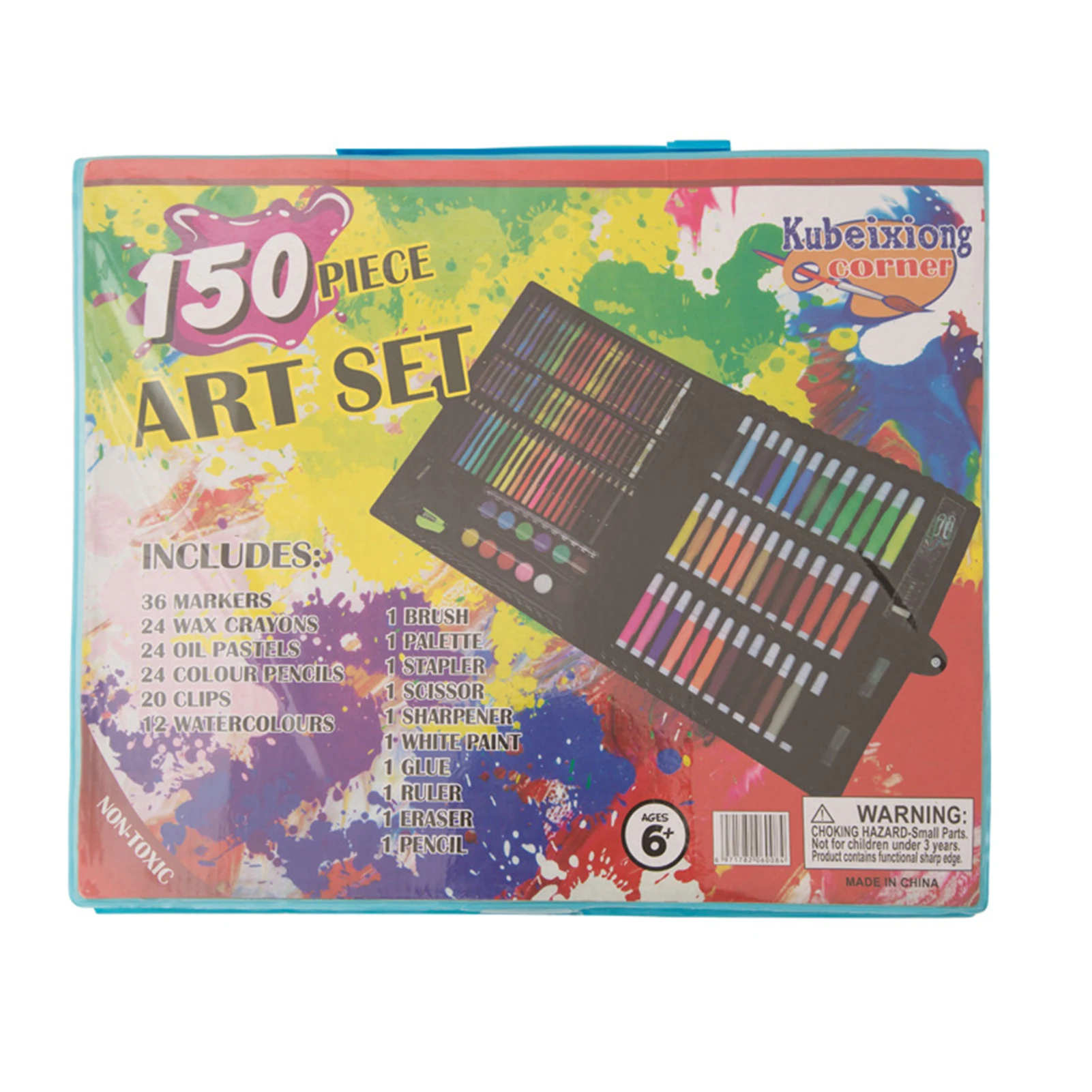 208 PCS Drawing Set Crayon Watercolor Makers Set Art Case Gift