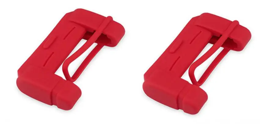 red 2pcs Автомобильная пряжка ремня безопасности чехлы Силиконовый протектор сиденья для Kia Provo K9 Cross Carens CUB Trackster Ray K2 Naimo Pro Venga - Название цвета: red 2pcs