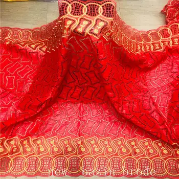 

african bazin riche fabric african lace fabric high quality 5yards nigerian lace fabric for dress bazin brode lace ! HL71206