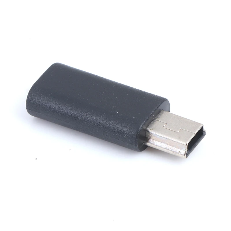 1Pc x Adapter Input Micro USB+Output Mini USB Micro USB Female to Mini Male
