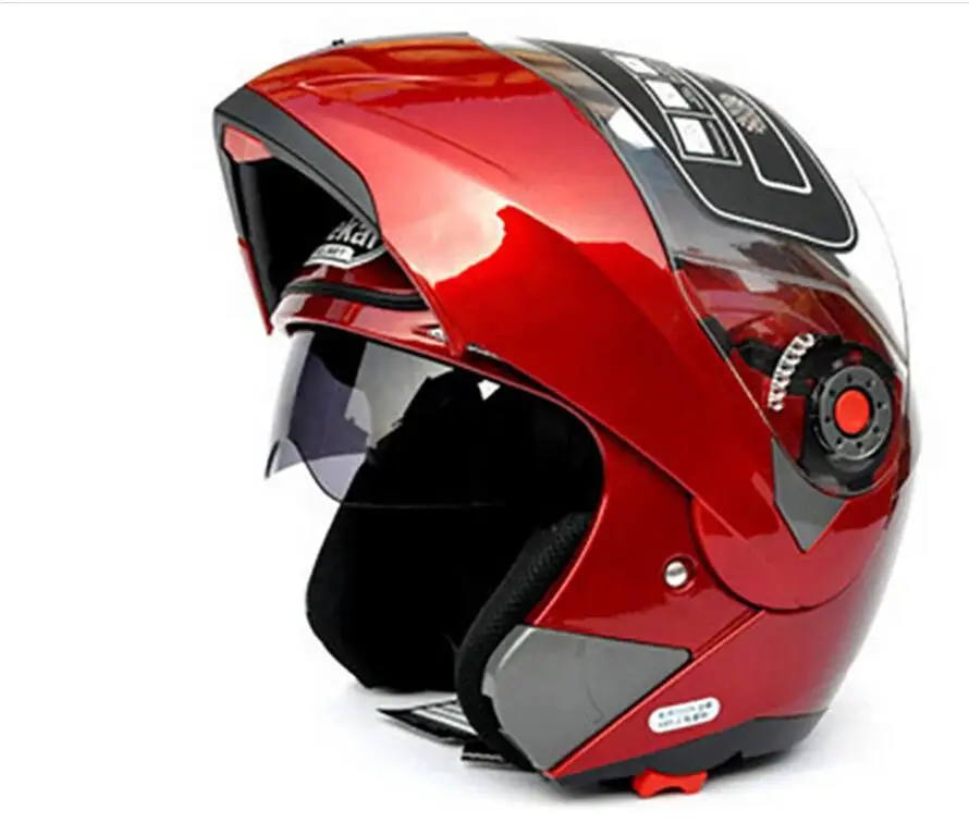 Moto rcycle откидной шлем мотоциклетный шлем с внутренним солнцезащитным vr-шлем JIEKAI-105 - Цвет: 2