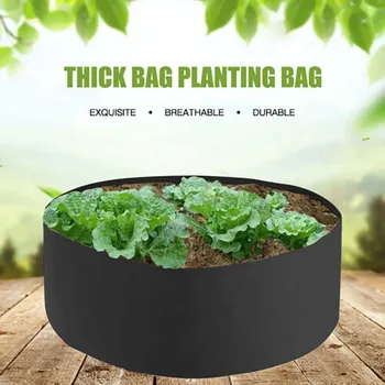 

38# 10 Gallons Fabric Grow Bags Breathable Pots Planter Root Pouch Container Plant Smart Pots With Handles Garden Supplies