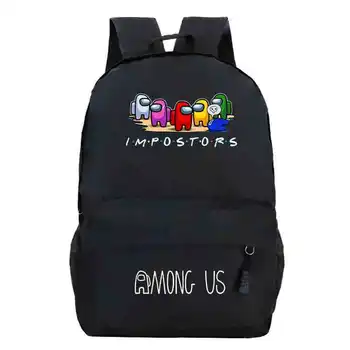 

Among Us Impostor Backpack School Bags for Boys and Girls Schoolbags for Teenagers School Bagpack Satchel Travel Bags