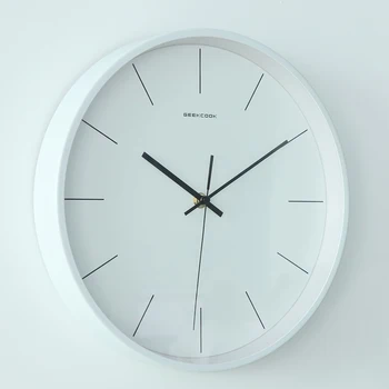 

Modern Wall Clock Living Room Simple Silent Minimalist Clock Quiet Stylish Unique Rustic Wandklok Garden Home Decor AA60ZB