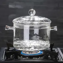 Кухонная Стеклянная кастрюля для приготовления пищи, многофункциональная кастрюля с открытым огнем и подогревом, кастрюля для быстрого приготовления, миска для приготовления лапши, для дома, кухни, ресторана