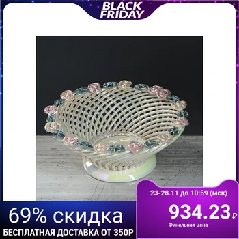 

Candy bowl "Pletenka" round, with molding