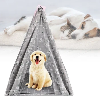 

46*34*34cm Colorful Summer Breathable Portable Pet Dog Tent Cat Indoor Outdoor House Protect your pets from mosquito biting